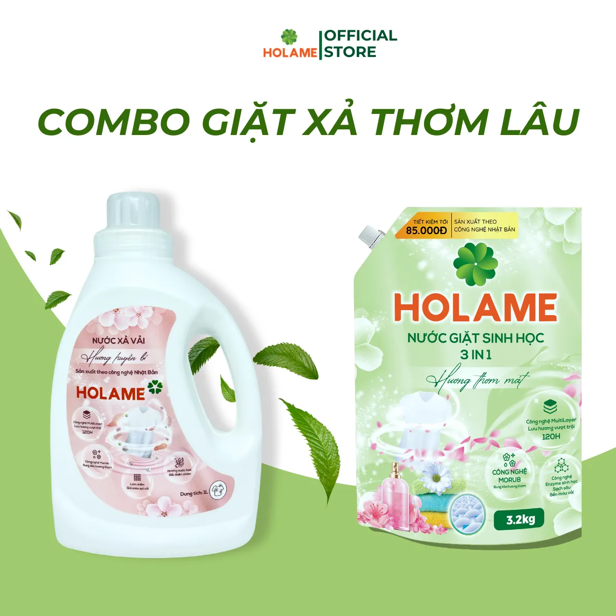 Combo giặt xả thơm lâu