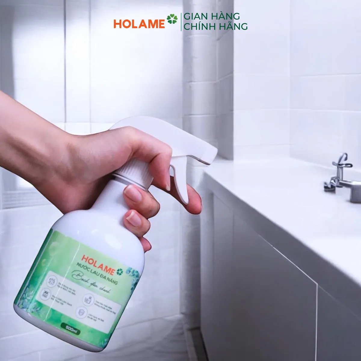 Dọn dẹp nhà cửa chưa bao giờ dễ dàng đến thế với Nước lau đa năng Holame!