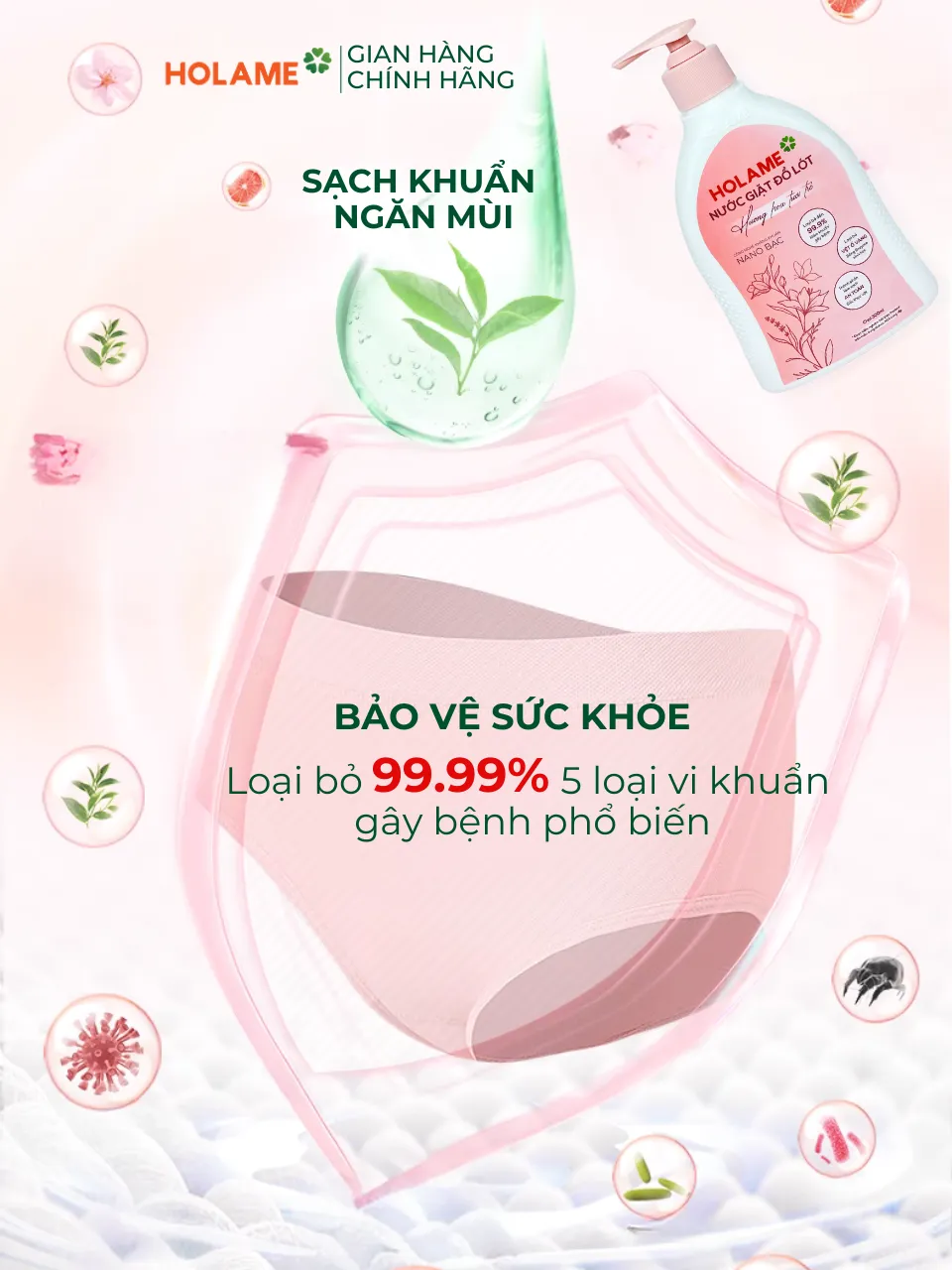 Tại sao việc giặt đồ lót cần có sản phẩm chuyên dụng nước giặt đồ lót sinh học?